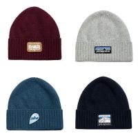 Patagonia Brodeo Beanie หมวกถักหมวกขนสัตว์แบบอบอุ่นสำหรับทั้งหญิงและชายกลางแจ้งฤดูใบไม้ร่วงและฤดูหนาว Topi Dingin 29206