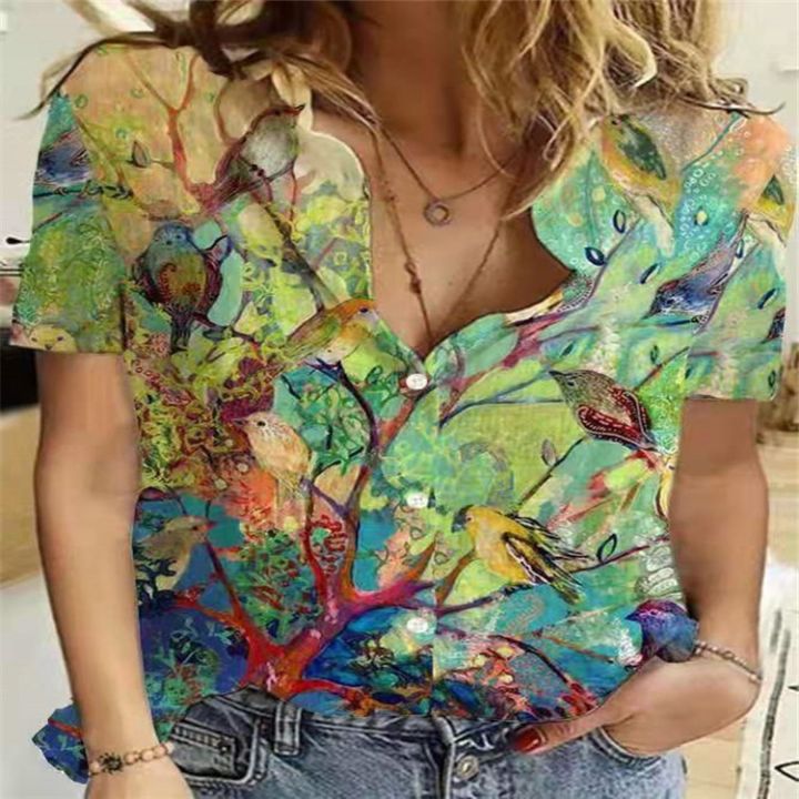 europe-and-the-united-states-independent-stand-the-new-womens-clothing-printing-street-hipster-shirts-with-short-sleeves