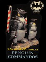 Batman Return 1992 ver. แบทแมน Rocket penguin commando 1/6 Figure vinyl model kit ไวนิล โมเดล ฟิกเกอร์