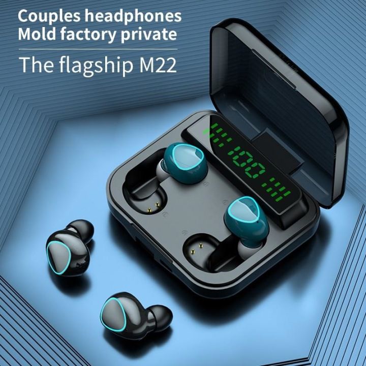 orange-home-earphone-cover-tws-4หูฟังบลูทูธ5-1หูฟังไร้สายจอแสดงผลดิจิตอล-ชุดหูฟังตัดเสียงรบกวนสำหรับเล่นกีฬาระบบสัมผัสหูฟังไฮไฟ