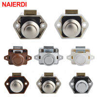 10PCS NAIERDI Camper Car Push Lock 20mm26mm RV Caravan Boat Motor Home Cabinet Drawer Latch Button Locks For Furniture Hardware