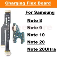 เดิมชาร์จพอร์ตบอร์ด Dock Flex Cable สําหรับ Samsung Galaxy Note 10 20 8 9 Ultra Plus ไมโครโฟน Type-C Connector Parts