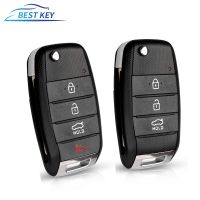 BEST KEY Remote Key Shell Case Car Key Fob TOY40/HYN14 Blade 3/4 Buttons For KIA K3 K2 K5 Rio Sorento Carens Cerato Forte Car