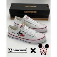 รุ่นใหม่ล่าสุด รองเท้าผ้าใบConverse All Star X Disney 100% SIZE.36-45 *มี 2 สี* ใส่แล้วเท่ รองเท้าแฟชั่น รองเท้าผู้ชาย-หญิง รองเท้าลำลอง รองเท้าใส่เที่ยว