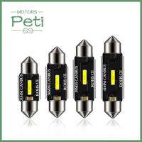 PETI มอเตอร์ C5W 5ชิ้นโคมไฟสองแฉก1860โดมSMD C10W ไฟเฟสตูไฟหลอดไฟรถยนต์โคมไฟทรงโดมหลอดไฟอ่านหนังสือในรถ