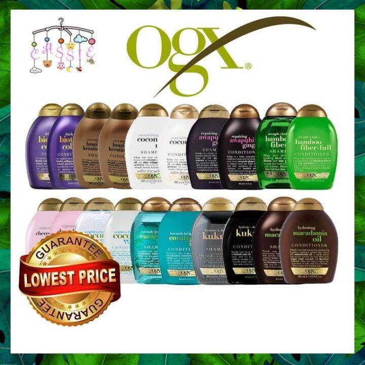 OGX Shampoo and Conditioner Authentic Imported from Singapore Lazada PH