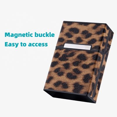 Whole Pack Flip Leather Cover Ciggaretter Case Anti-Pressure Moisture-proof Ciggarete Storage Box