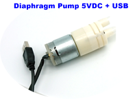 พร้อมสาย USB ปั๊มไดอะแฟรม 5V 5VDC 6V ดูดน้ำ-ปั๊มน้ำ ดูดลม-ปั๊มลม Pump Diaphragm Pump ใช้กับพาวเวอร์แบงค์ USB ได้ คลิปแสดงการทำงานโดยทั่วไปเท่านั้น