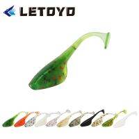 【hot】ↂ LETOYO 20pcs/Pack 4cm 0.75g T Tail Soft Baits Fishing Lures Wobblers Bass Shad Leurre Jig Tackle