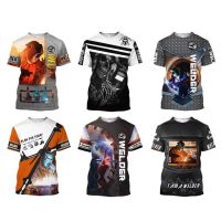 NEW Digital Welder 3d Popular Short Sleeve Printing Tool Large Harajuku T-shirt Popular Trend Super Personality Clothing