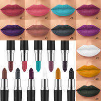 หลอดสีดำ Frosted Bullet Matte Waterproof Non-Stick Cup Lipstick  HZ-139