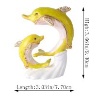 QIFU Handicraft Friendly Double Dolphin for Home Decor