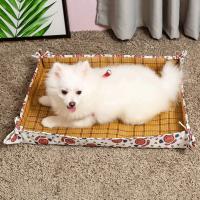 Multifunctional Summer Mat Kennel Printing Waterproof Pet Ice Pad Kennel Four Seasons Universal Cat Kennel Folding Dog Bed Couch