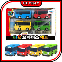 [TAYO] รถบัสขนาดเล็กพิเศษ TAYO 4ชิ้นชุดของเล่น (Tayo + Rogi + Gani + Rani)/ภาพเคลื่อนไหวเกาหลี The Little Bus TAYO Character 1 Package (4 Mini) tayo Rogi Rani Gani/บทบาทสมมติ/น่ารัก/ของขวัญเด็ก