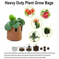 3 Gallon Grow Bags Garden Non-Woven Aeration Plant Fabric Pot Potato Flower Vegetables Container Growth Planting Pot 17TH