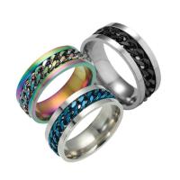 Rotating Stainless Steel Rings Men Stainless Steel Rotating Chain Ring - Fashion - Aliexpress