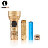 Brass flashlight Lumintop GT NANO 10180/10440 Battery support 300meters long distance EDC flashlight 450 lumens with charging Rechargeable  Flashlight