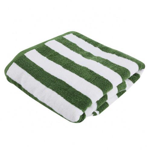 bari-เบสิโค-ผ้าขนหนู-ทอลายทาง-ขนาด-30x60-นิ้ว-สีเขียว