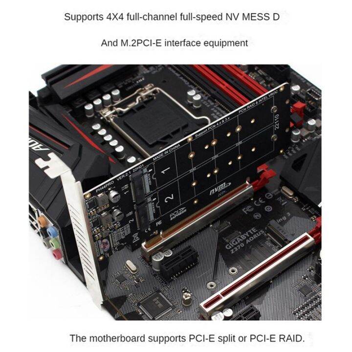 double-sided-4-disk-nvme-raid-card-pciex16-to-m-2-m-key-nvmex4ssd-2u-server-raid-array-expansion-adapter-split-card