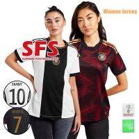 shot goods 【SFS】Top Quality 2022 WC Women Germany Jersey Home Away Soccer Female Football Short Sleeve Tshit Lady