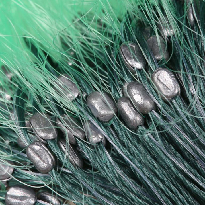 high-quality-three-layer-gillnet-nylon-green-wire-fishing-net-with-floating-river-fish-trap-1-5-meters-high-and-100-meters-long