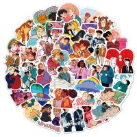 ┅₪○ 10/30/50PCS Romantic Gay Man Cartoon Graffiti Waterproof Sticker Personality Creativity Refrigerator Helmet GuitarDecalWholesale