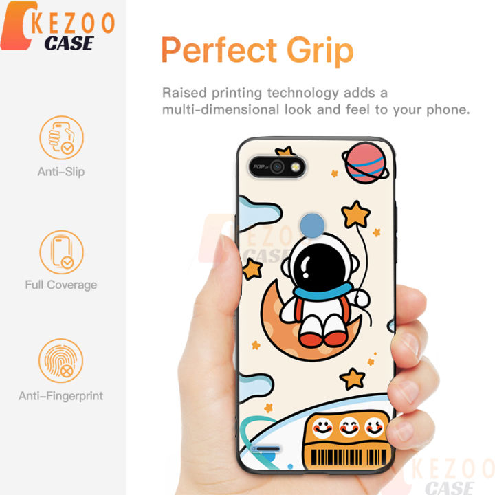 space-traveler-tecno-pop2-pop2f-pop2-pro-เคสโทรศัพท์-frosted-สีดำซิลิโคนนุ่ม-tpu-โทรศัพท์ฝาครอบป้องกัน213