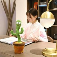 Cactus Plush Toys Electronic Shake Dancing Cactus Toys With Song Kawaii Plush Dancing Stuffed Toy Novelty Kids Education Toy