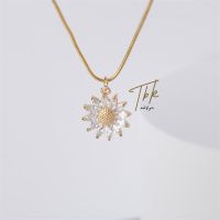 TBK 18K Gold Hallyu K-Pop Bts Inspired Army Pendant Necklace for Women Accessories 19N