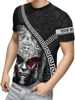 Aztec Warrior Mexico 3D All Over Print T-Shirt Gift On Birthday, Halloween, Lunar New Year