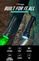 ไฟฉาย Olight Freyr Multi-Color Tactical พร้อมแบตเตอรี่ ชาร์จแบบแม่เหล็ก