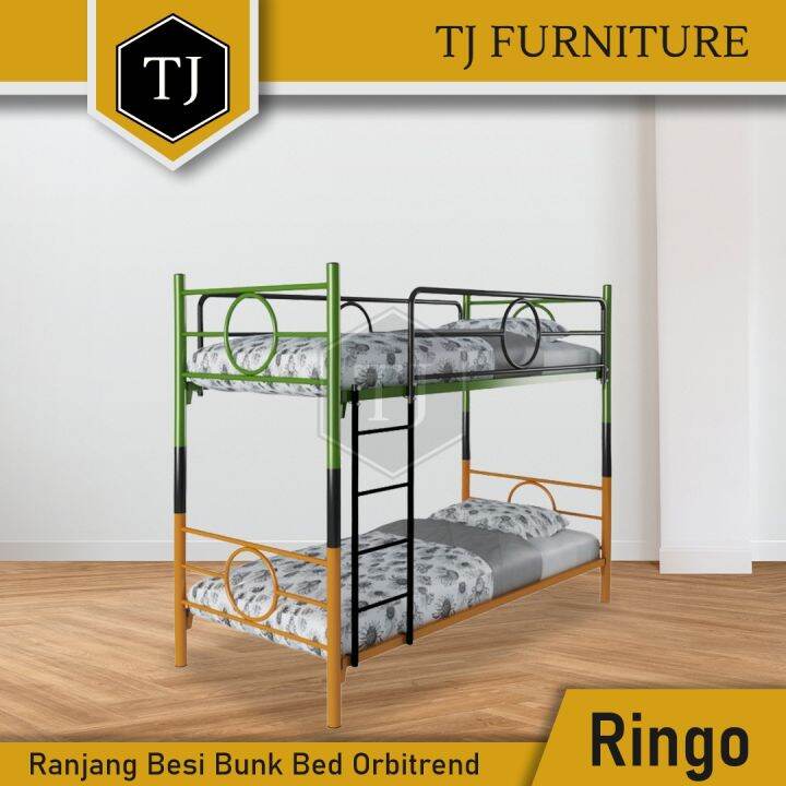 Orbitrend Ringo Ranjang Susun Besi / Tempat Tidur Tingkat Besi / Divan ...