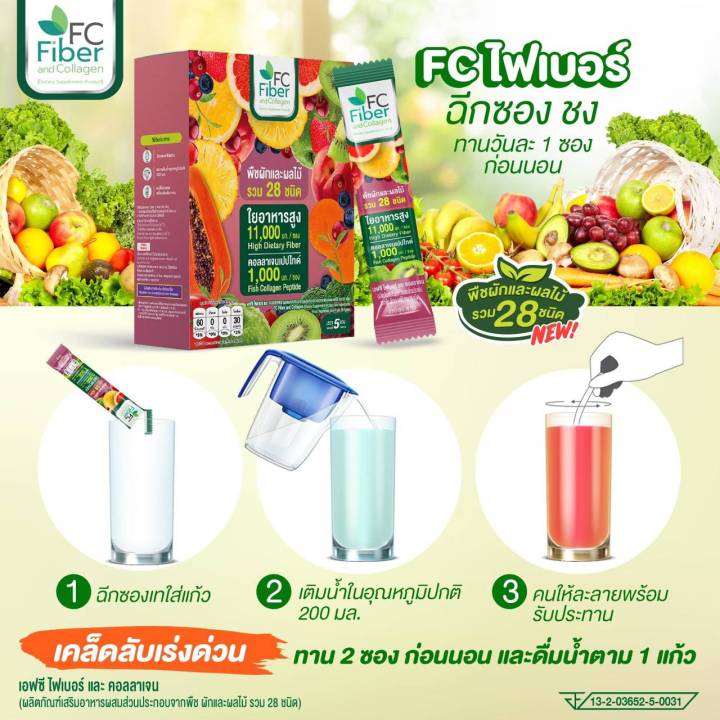 2กล่อง-fc-fiber-and-collagen-เอฟซี-ไฟเบอร์-แอนด์-คอลลาเจน-ไม่ทานผัก-ข้บถ่ายยาก-พุงไม่ยุบ-ต้องลองตัวนี้-ดีท็อคซ์ลำไส้