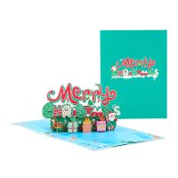 Xmas Greeting Cards 3D for pop Up Card Invitation Cards for Party Holiday New Ye