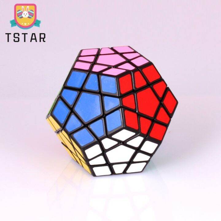 tstarshengshou-megaminx-ของเล่นปริศนาคดเคี้ยวความเร็วลูกบาศก์มายากลพัฒนาสมองสีดำ