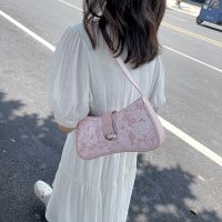 Korean Simple All-Match Underarm Bag Female Niche Design High-End All-Match Shoulder Bag Influencer Hot-Selling 【AUG】