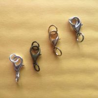 Lobster Claw Clasps หมุน Snap เครื่องประดับทำแหวนกระโดดเปิด Trigger Hook ลูกปัด CRIMP ฤดูใบไม้ผลิ Snap CORD เนื้อ CHAIN CHAIN CONNECTOR-GEIWH MALL