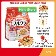 Ngũ cốc Calbee ăn kiêng giảm cân Nhật Bản mix sữa chua trái cây hoa quả