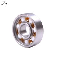 1PCS 608 Ceramic Bearing Alloy Inline Speed Ball Bearing Resistant Skateboard Bearings For Finger Spinner Wear