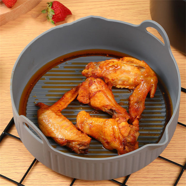airfryer-pot-reusable-grill-with-handle-mat-accessories-pizza-foldable-baking-pan-silicone