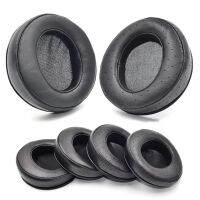 Angled Universal Earpads 100มม. 105มม. หนังแกะแท้ Ear Pads สำหรับหูฟังขนาดใหญ่ฟองน้ำหน่วยความจำโฟม Earpad หู