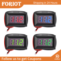Foriot Foriot DC4-30V โวลต์มิเตอร์2สายขนาด0.36นิ้วพร้อมเคส