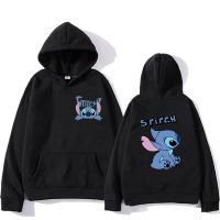 การ์ตูน Lilo Stitch ตลก2 Uiy-4 90S เสื้อฮู้ดฤดูหนาวผู้หญิงฮาราจูกุเสื้อกันหนาวลายการ์ตูนสติชฮาราจูกุเสื้อฮู้ดแนวสตรีทผู้หญิง