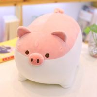 Soft Fat Pig Plush Piggy Hugging Pillow Lovely Piggy Stuffed Animal Doll Toy Chubby Buddy Pink Pillow 40cm Girlfriend Gift