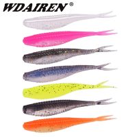 【hot】❆☋ 10pcs/Lot Fishing Fork Tail Soft Bait 70mm 1.8g Jigging Wobblers Artificial Baits Rubber for Bass Carp Lures Swimbaits