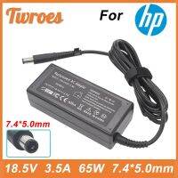 ที่ชาร์จอะแด็ปเตอร์แล็ปท็อปไฟ AC 65W 18.5V 3.5A 7.4*5.0มม. สำหรับคอมแพค HP ศาลา G6 DV5 DV6 DV7 DV4 G50 N193 CQ43 CQ32 Yuebian