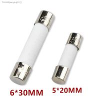 ♛☒ 10pcs/lot 5x20mm 6x30mm Fast Blow Tube Fuses 250V 0.5A 1A 2A 3A 4A 5A 6A 6.3A 8A 10A 15A 20A 25A 30A AMP Fuse Ceramic Fusible