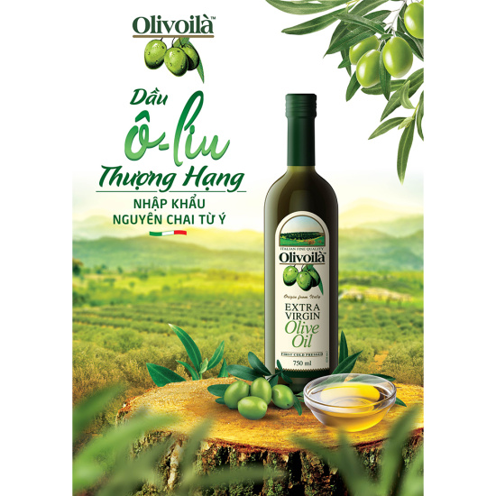 Senxanh foods dầu oliu nguyên chất olivoilà extra virgin 750ml - ảnh sản phẩm 3