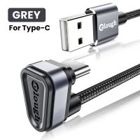 Elough 2M Usb Type C 90องศาชาร์จเร็ว S9 C Type-C 8 Usb สำหรับ Note Usb-C ที่ชาร์จสายข้อมูลสาย S8 Samsung 9