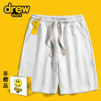 Drew Doll 2023ใหม่ฤดูร้อนพิมพ์ลายการ์ตูนลำลองใส่สบายยี่ห้อ Ins กางเกงห้าส่วนแบบเดียวกับคู่รัก